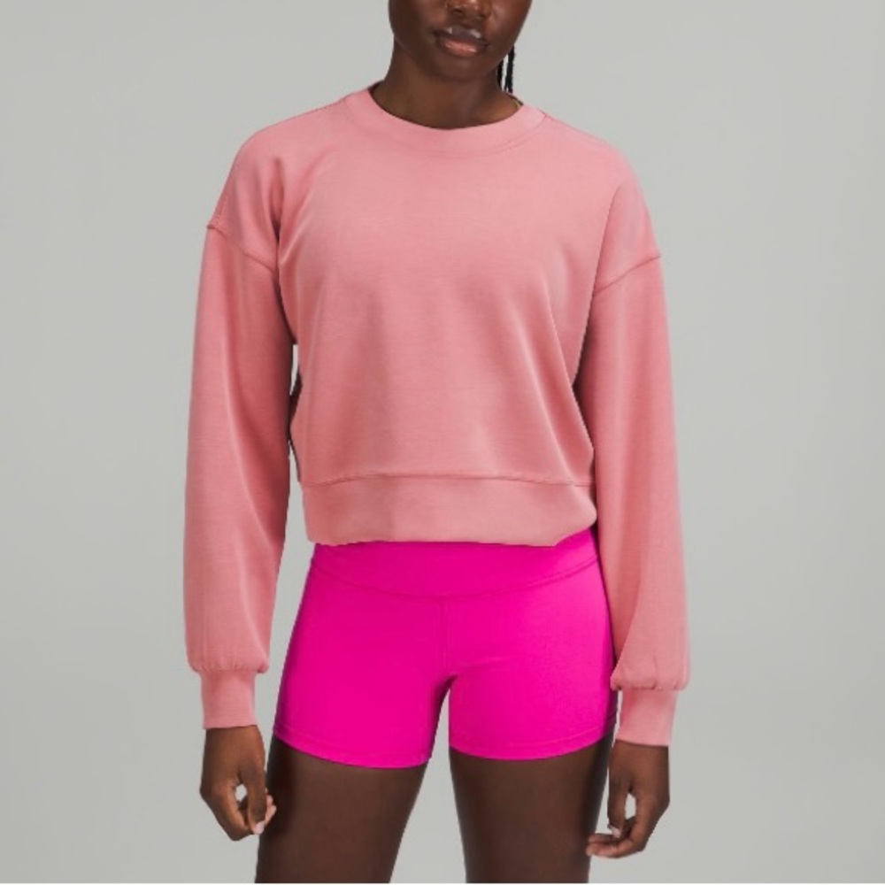 Lululemon Softstreme Perfectly Oversized Cropped Sweatshirt Size 10